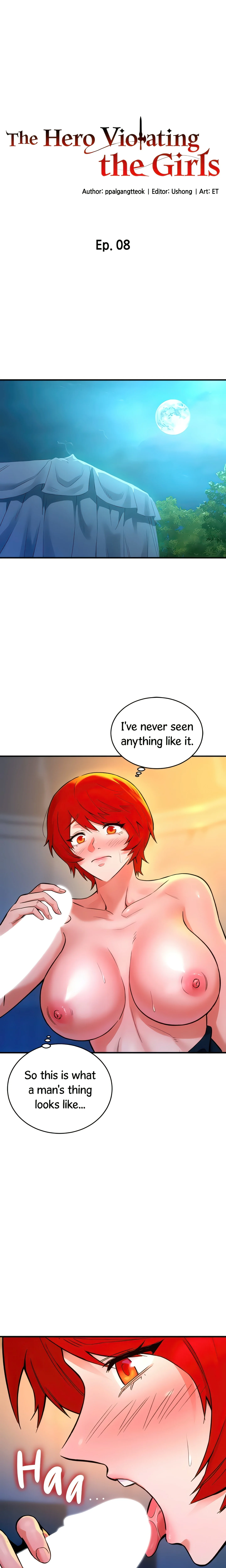The Hero Violating the Girls (Official) chapter 8 page 2