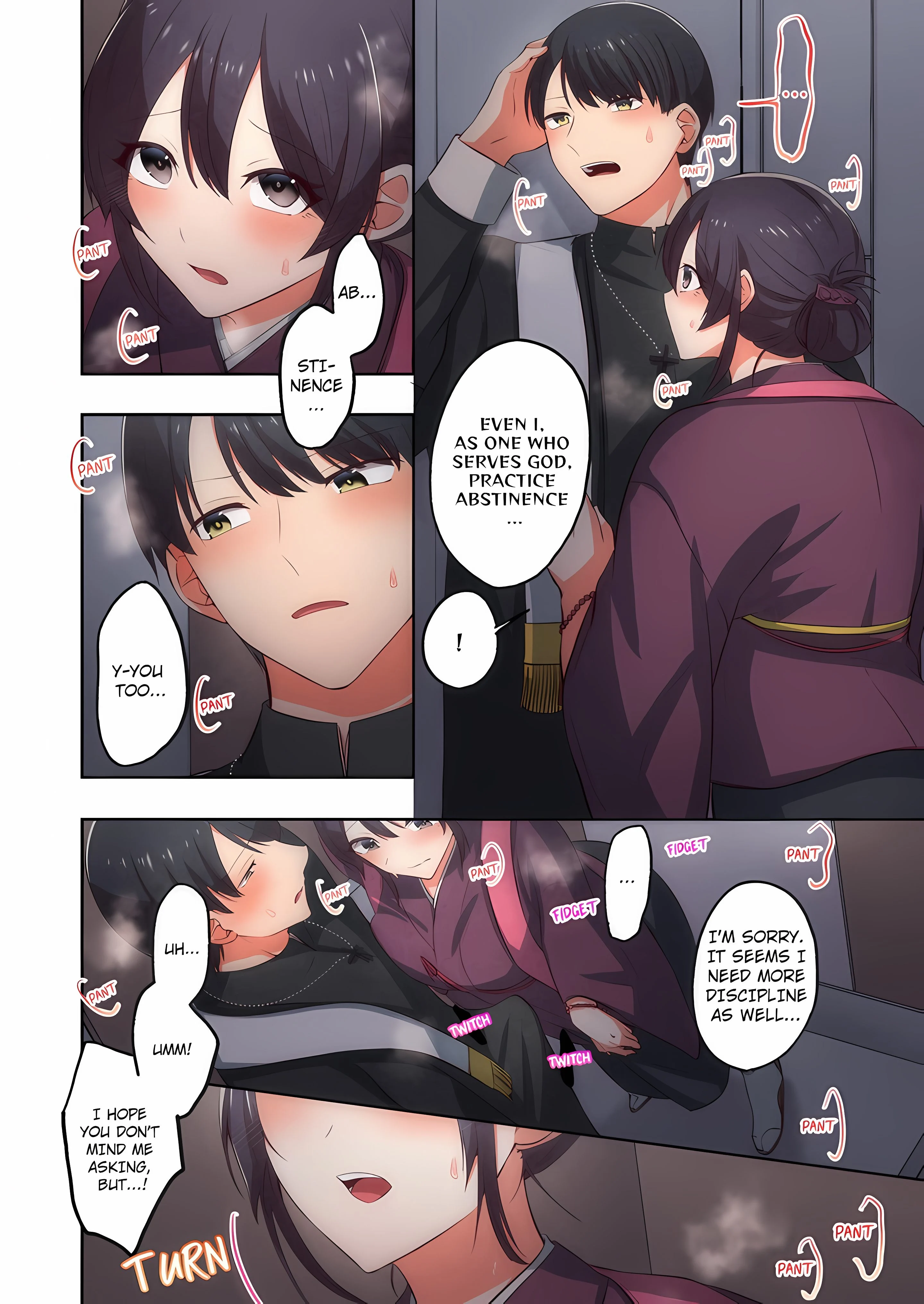 The Horny Monk's Dilemma: 120% Perverted and Full of Desire (Uncensored) chapter 1 page 12