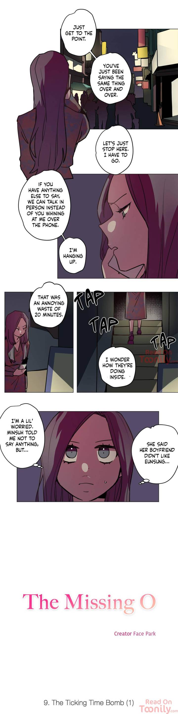 The Missing O chapter 9 page 1