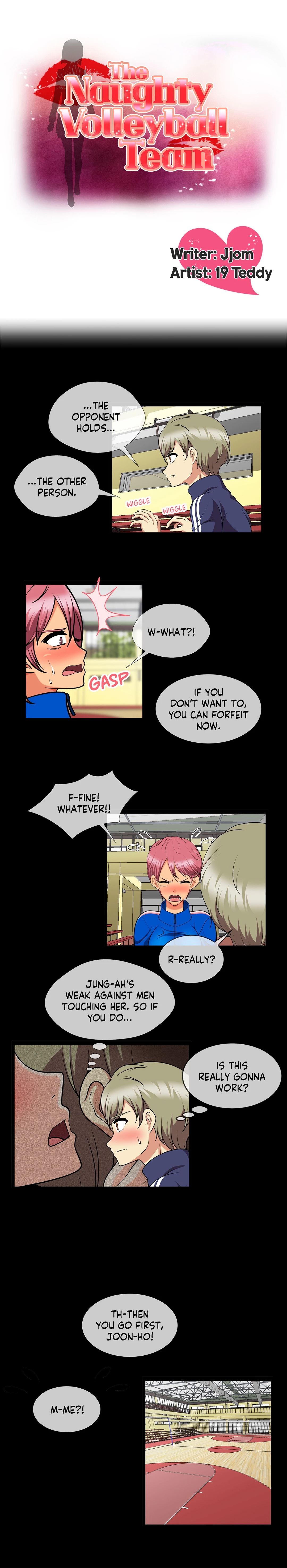 The Naughty Volleyball Team chapter 9 page 1