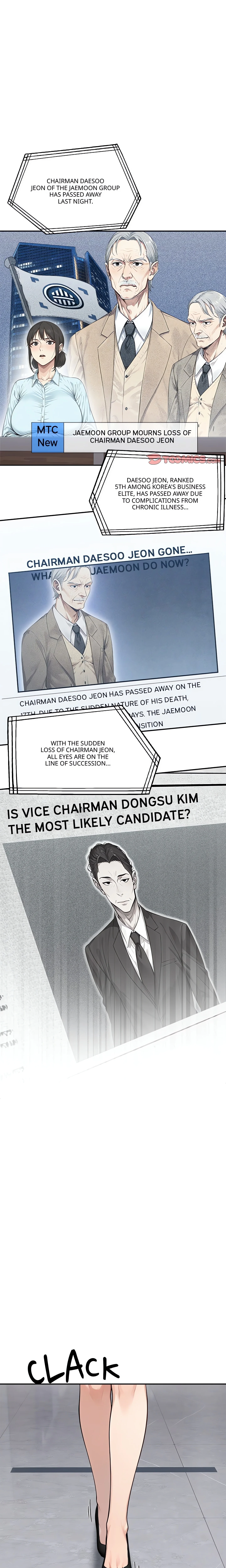 The New CEO’s Management Diaries chapter 1 page 1