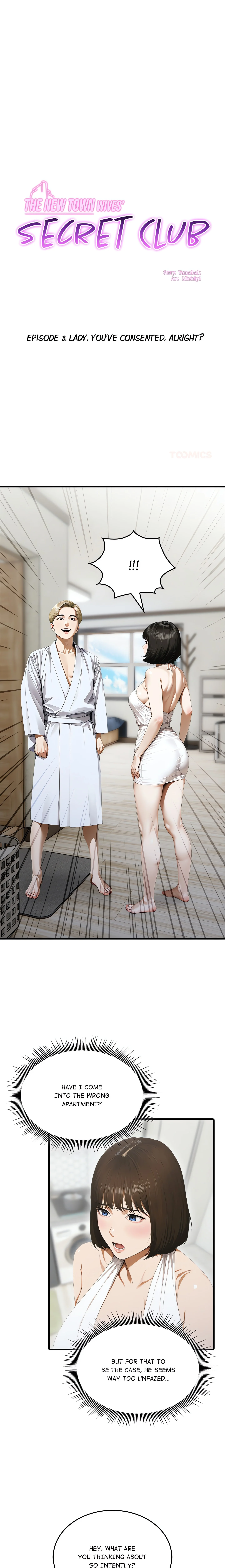 The New Town Wives’ Secret Club chapter 3 page 1