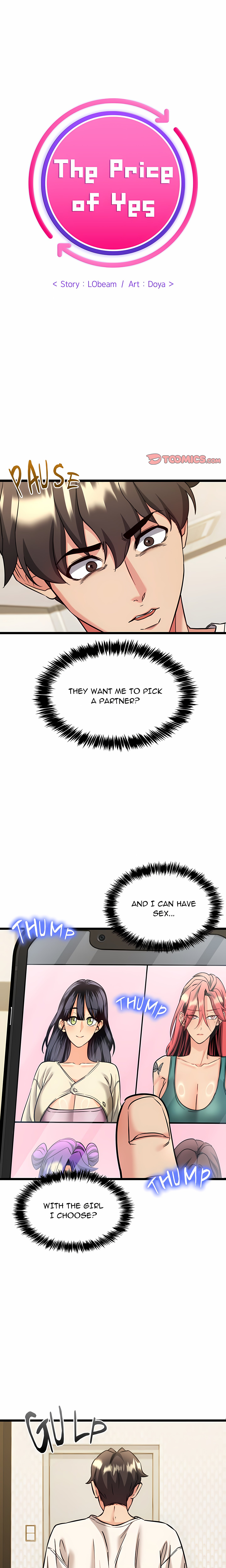 The Price of Yes chapter 4 page 1