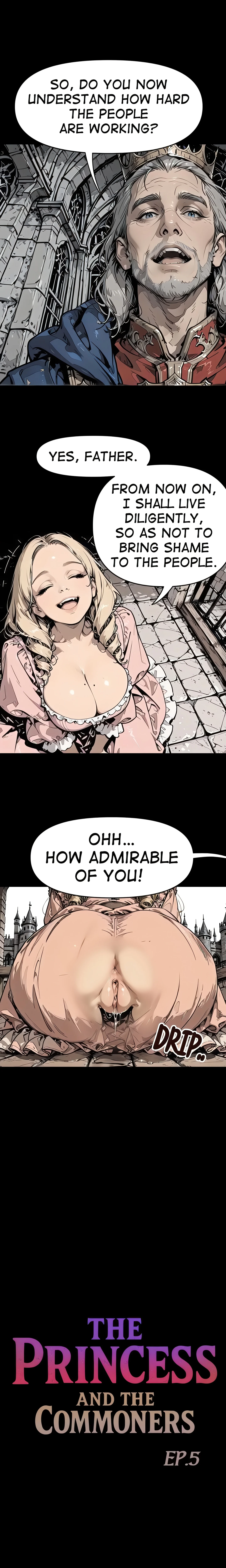 The Princess AND The Commoners (Uncensored) chapter 5 page 1