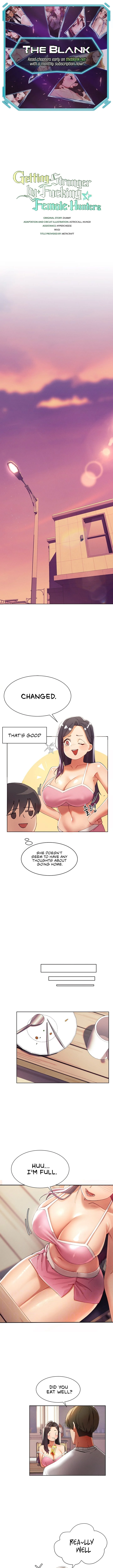 The Protagonist Gets Stronger When He Fucks the Female Hunter chapter 2 page 1