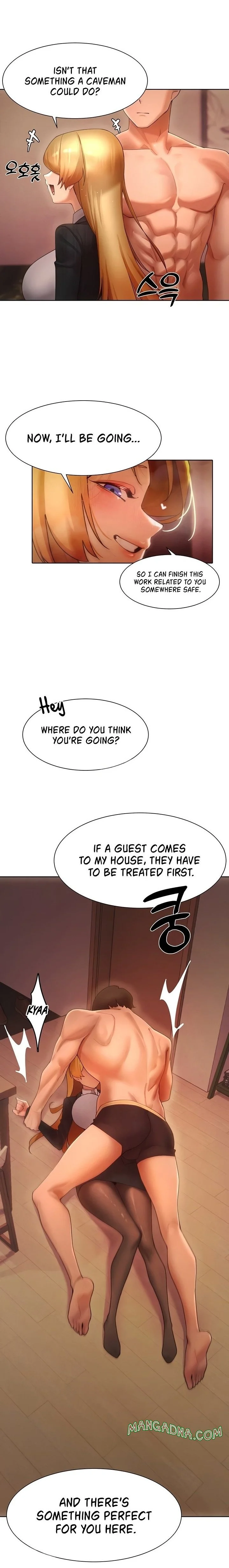 The Protagonist Gets Stronger When He Fucks the Female Hunter chapter 56 page 1