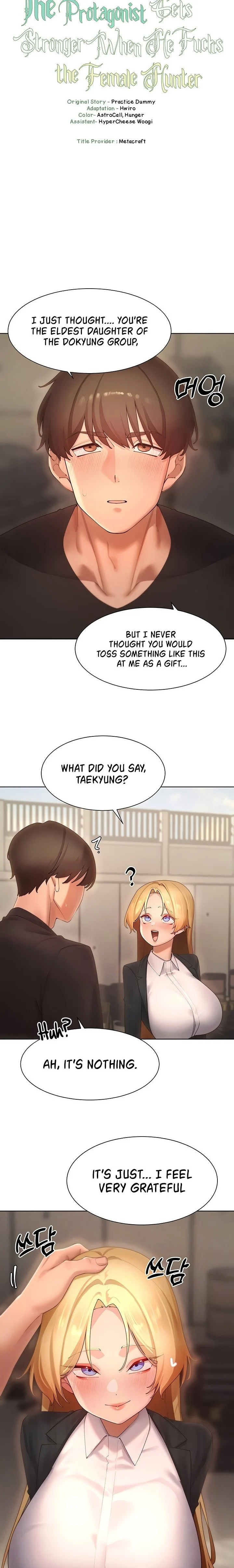 The Protagonist Gets Stronger When He Fucks the Female Hunter chapter 62 page 2