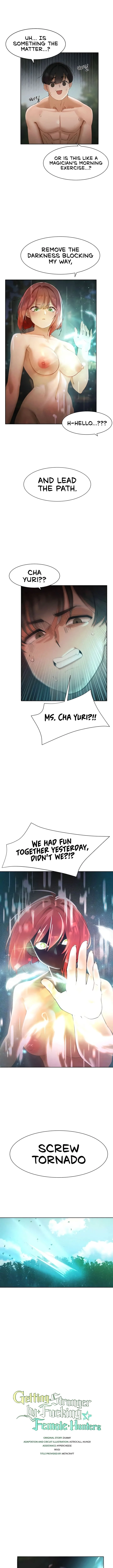 The Protagonist Gets Stronger When He Fucks the Female Hunter chapter 9 page 3