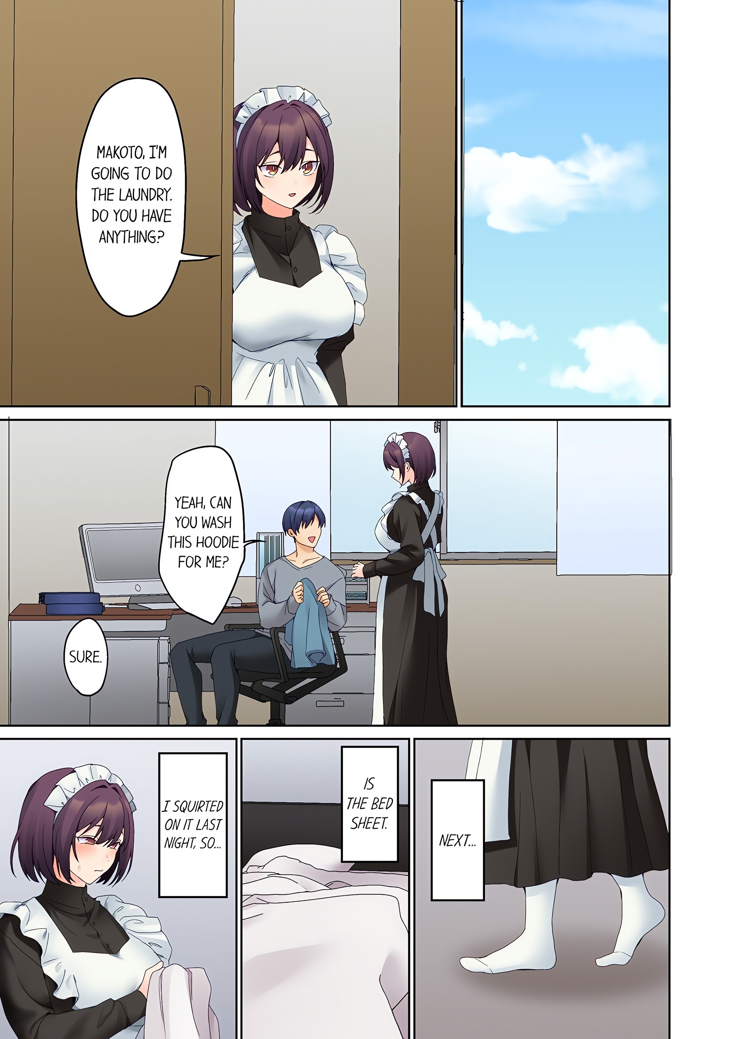The Quiet Girl’s Erogenous Zone – She Doesn’t Moan, but Her Body is Honest, She is Wet chapter 70 page 1