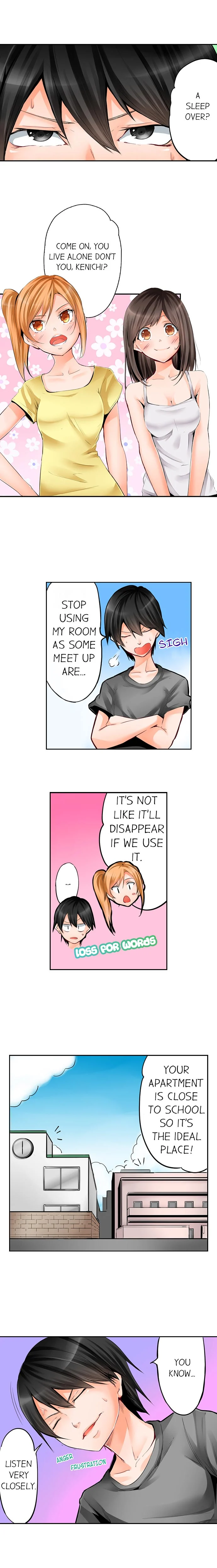The Secret 3P Sleepover in a 7 Square Meter Room chapter 1 page 2