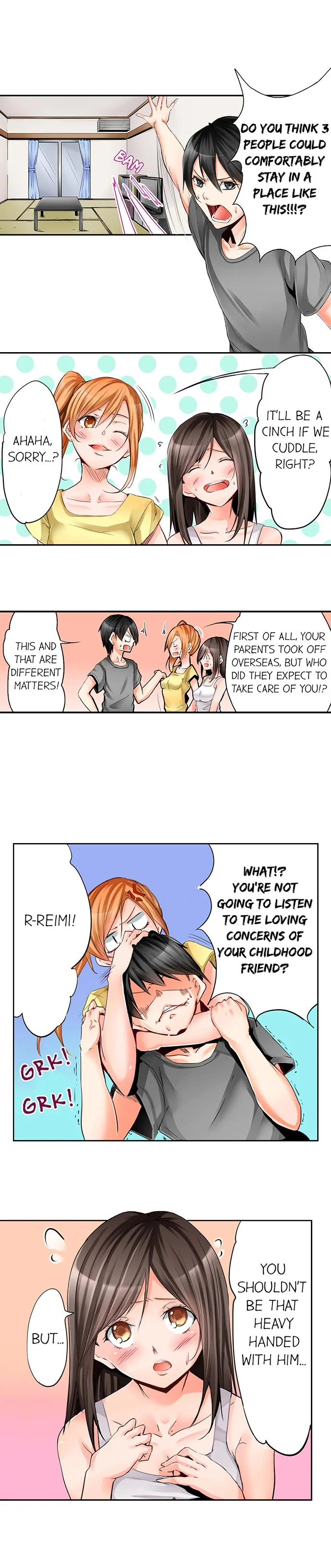 The Secret 3P Sleepover in a 7 Square Meter Room chapter 1 page 3