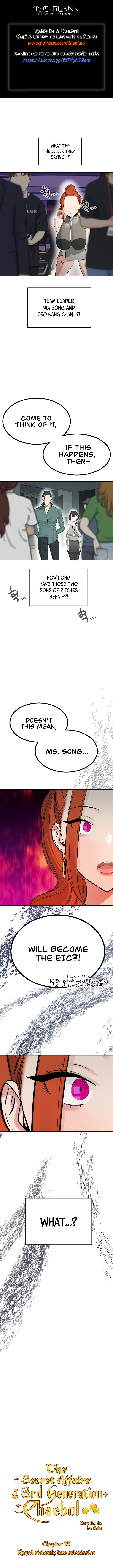 The Secret Affairs Of The 3rd Generation Chaebol chapter 18 page 1