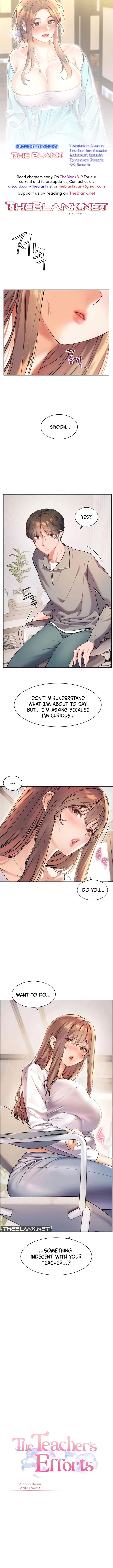 The Teachers’ Efforts chapter 9 page 1