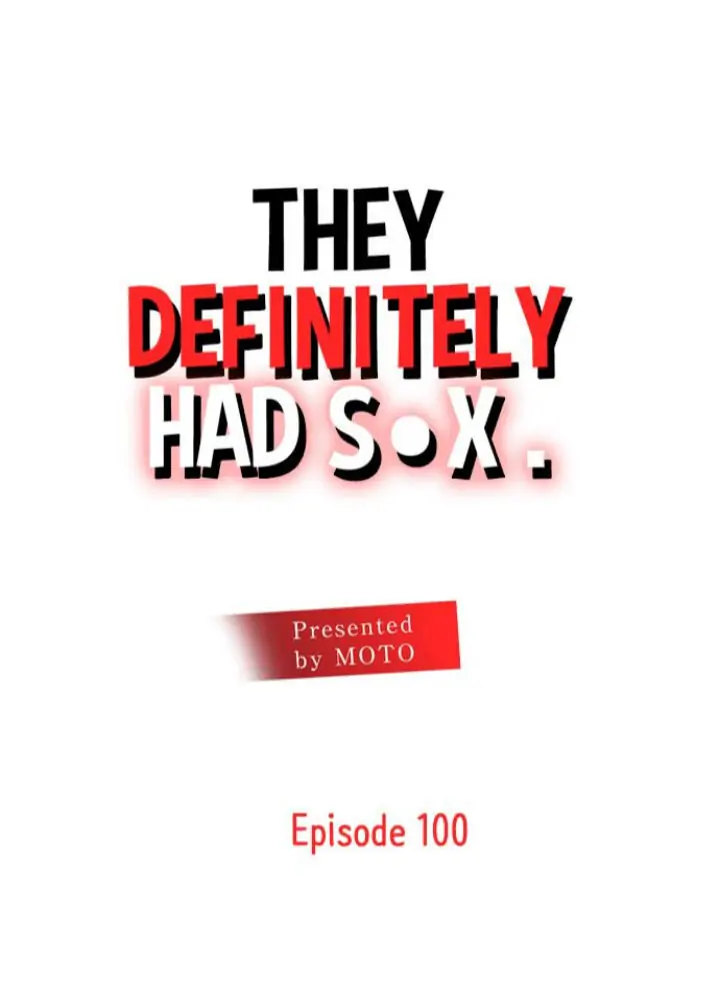 They Definitely Had Sex chapter 100 page 1