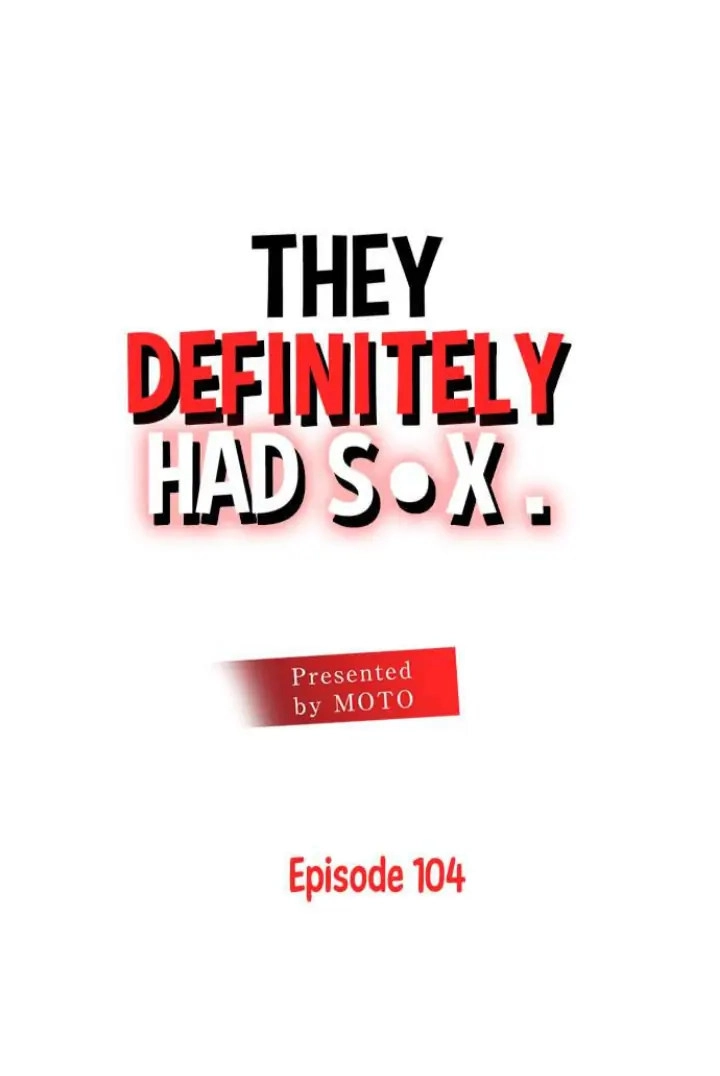 They Definitely Had Sex chapter 104 page 1