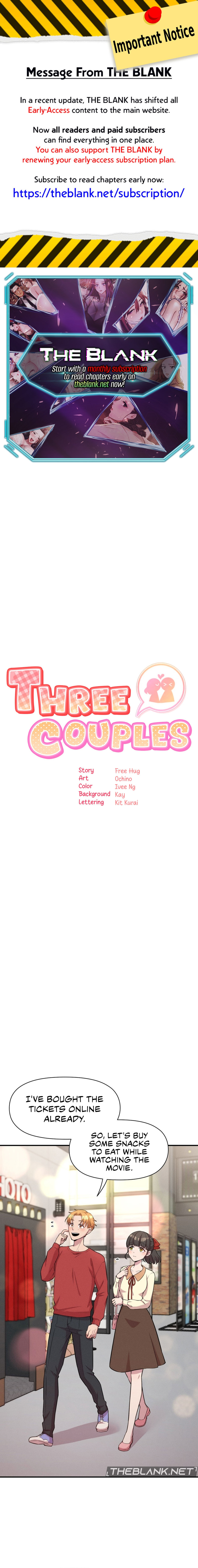 Three’s a couple chapter 5 page 1