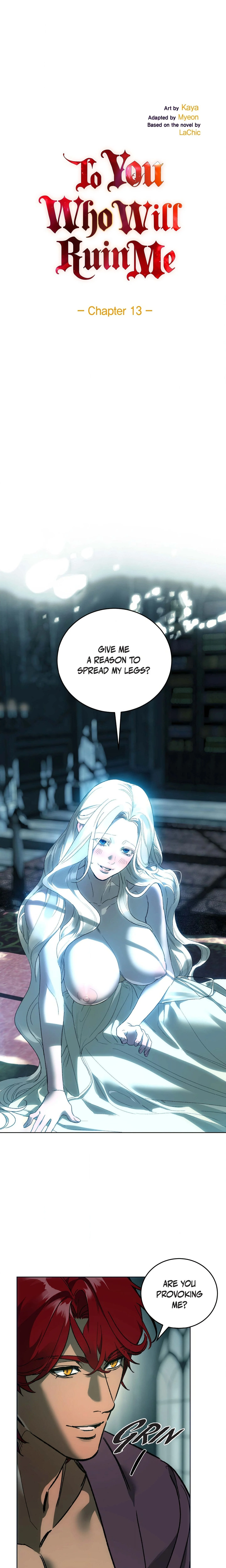 To You Who Will Ruin Me chapter 13 page 1