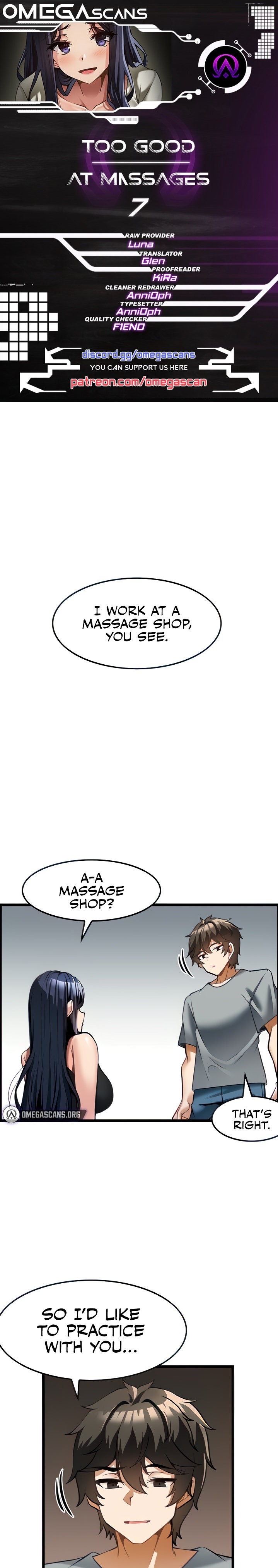 Too Good At Massages chapter 7 page 1