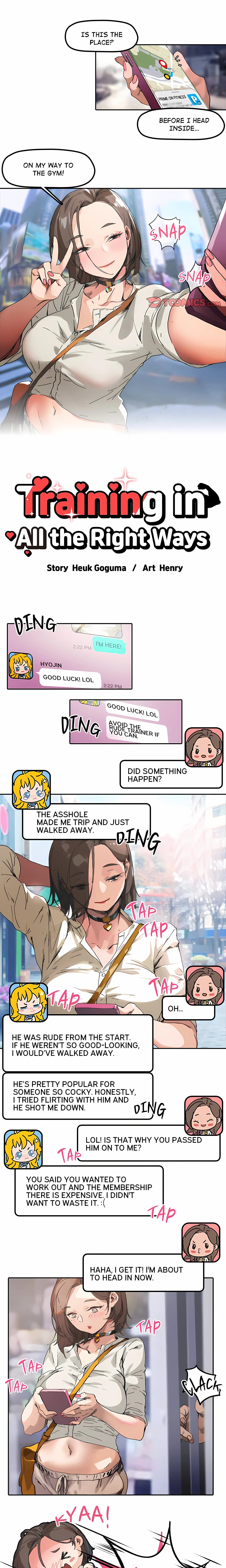 Training in All the Right Ways chapter 1 page 1