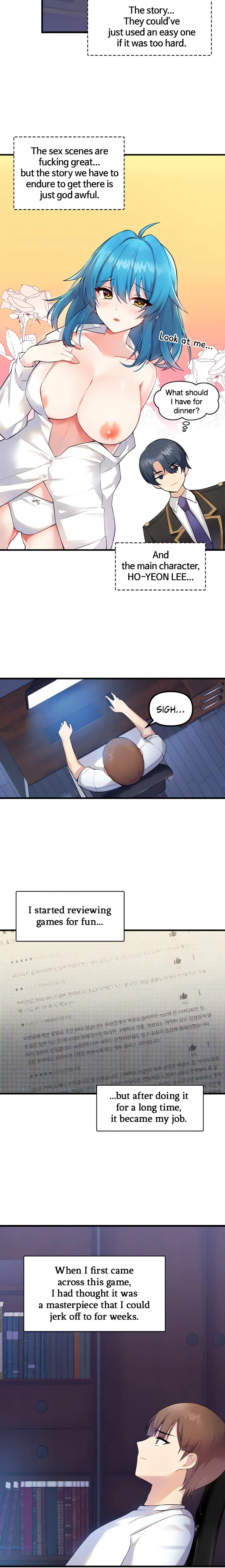 Trapped in a Hentai Game Academy (Official) chapter 1 page 2