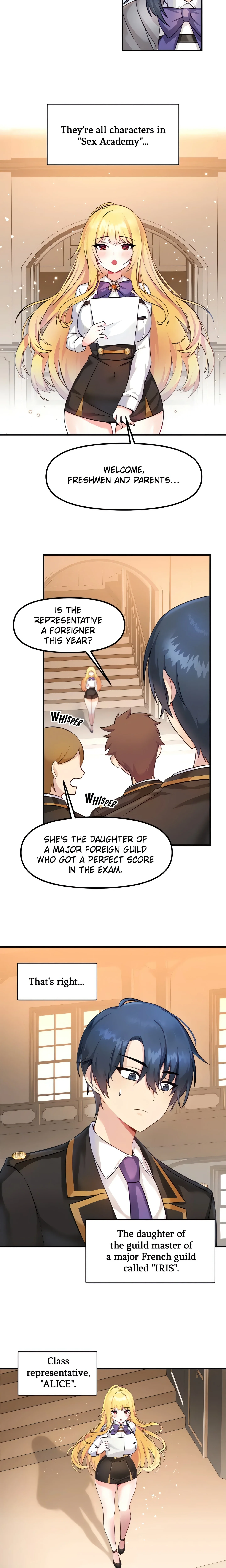 Trapped in a Hentai Game Academy (Official) chapter 1 page 10