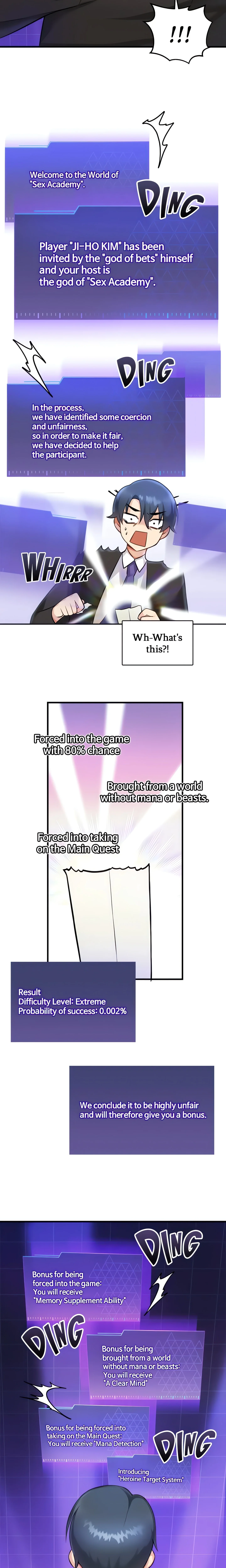 Trapped in a Hentai Game Academy (Official) chapter 1 page 15