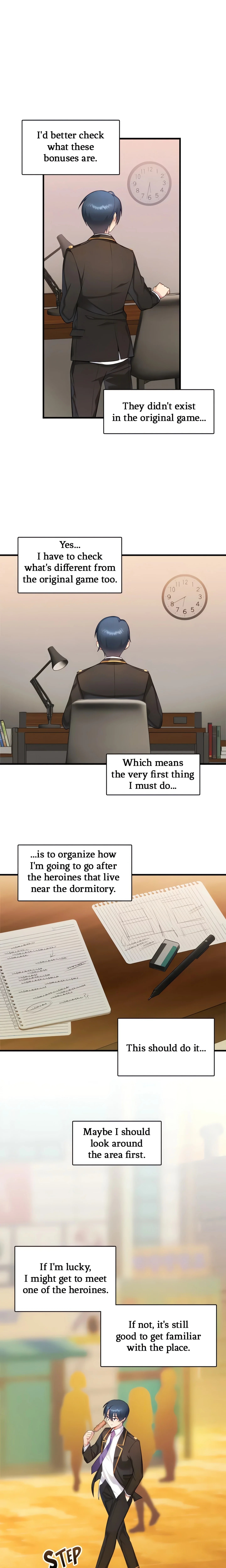Trapped in a Hentai Game Academy (Official) chapter 1 page 19