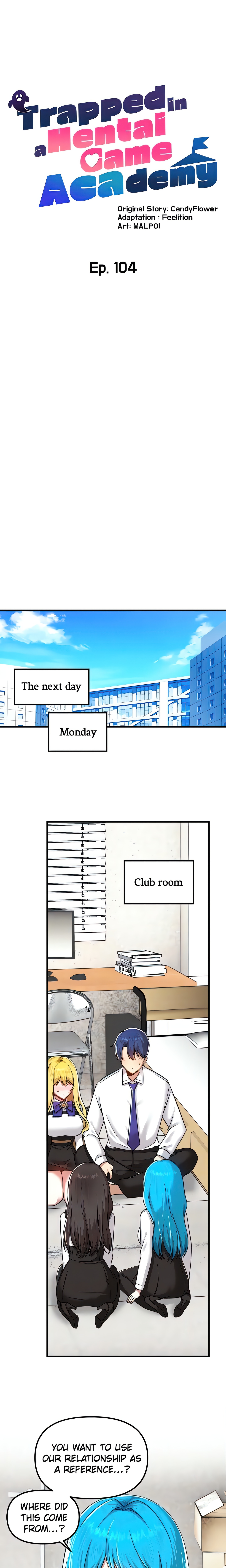 Trapped in a Hentai Game Academy (Official) chapter 104 page 8