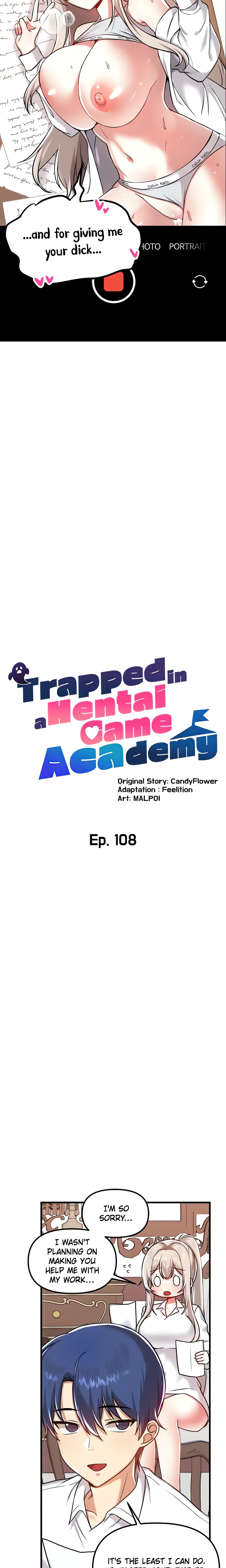 Trapped in a Hentai Game Academy (Official) chapter 108 page 16