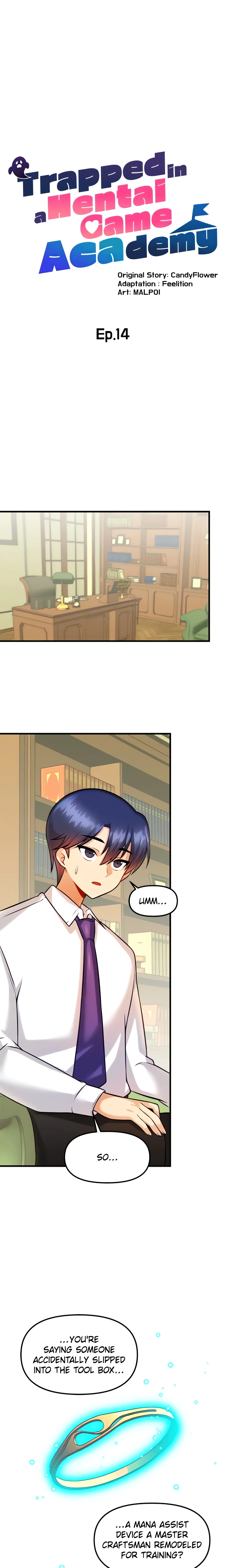 Trapped in a Hentai Game Academy (Official) chapter 14 page 4