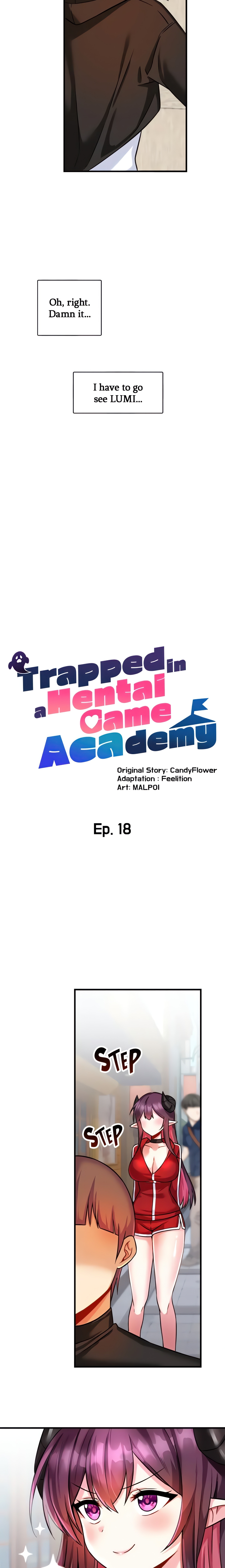 Trapped in a Hentai Game Academy (Official) chapter 18 page 14