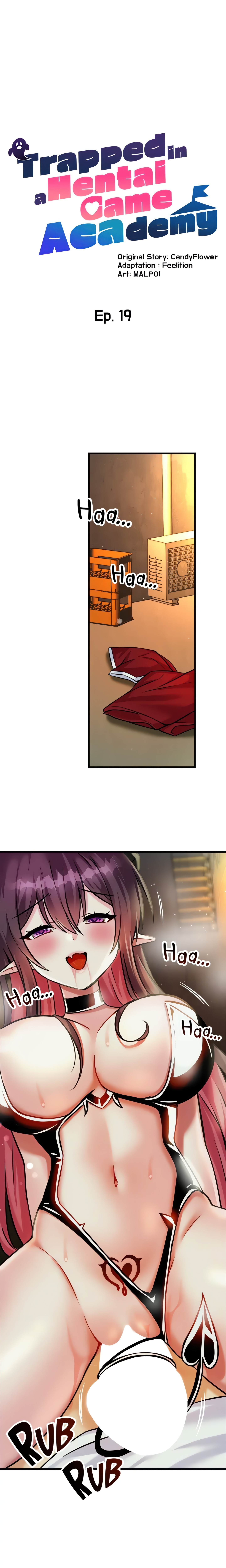 Trapped in a Hentai Game Academy (Official) chapter 19 page 9