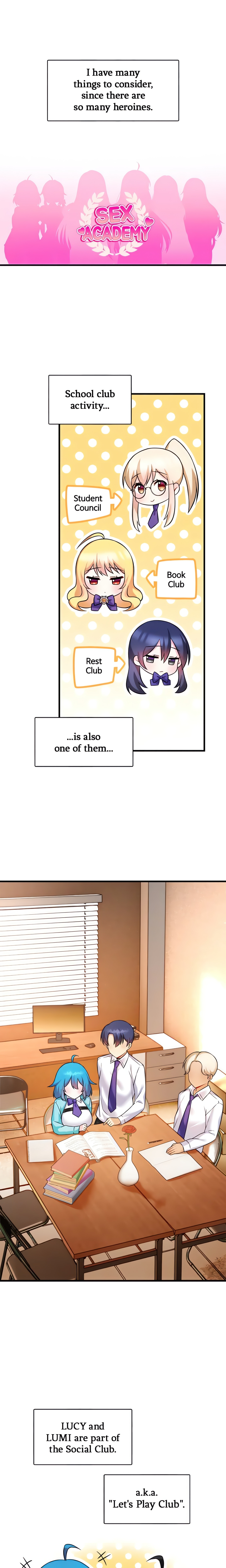 Trapped in a Hentai Game Academy (Official) chapter 23 page 1