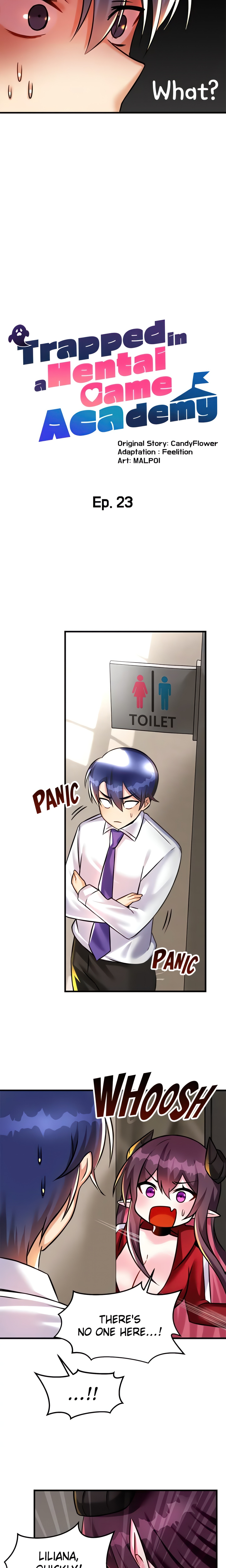 Trapped in a Hentai Game Academy (Official) chapter 23 page 13