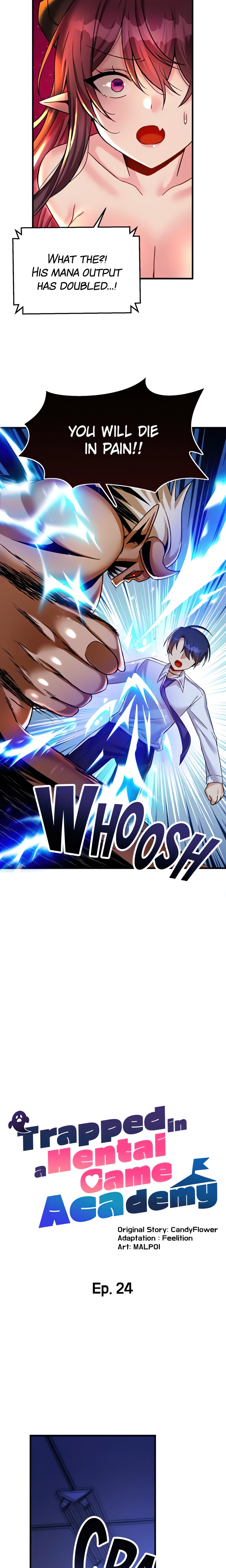 Trapped in a Hentai Game Academy (Official) chapter 24 page 5