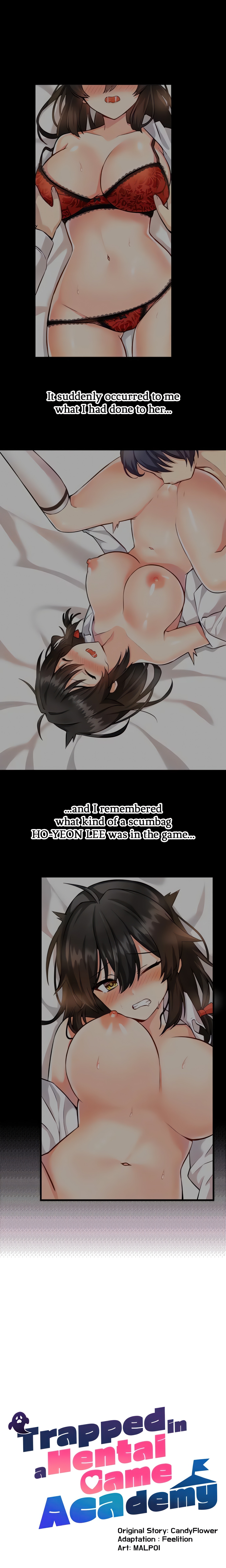 Trapped in a Hentai Game Academy (Official) chapter 4 page 1