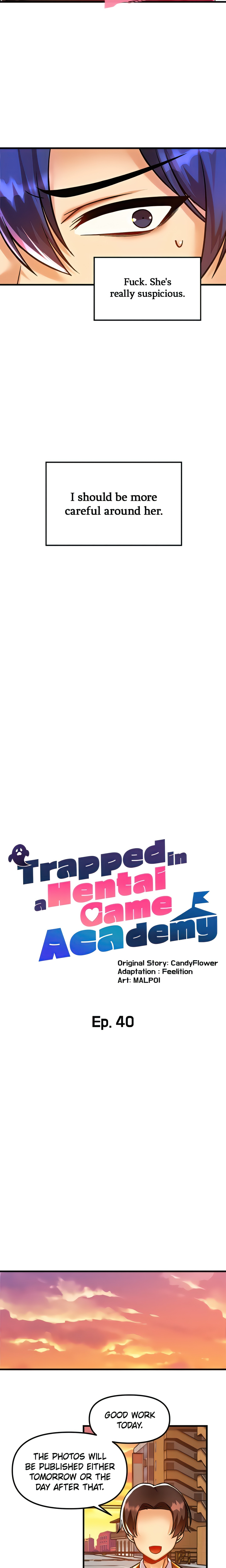 Trapped in a Hentai Game Academy (Official) chapter 40 page 8