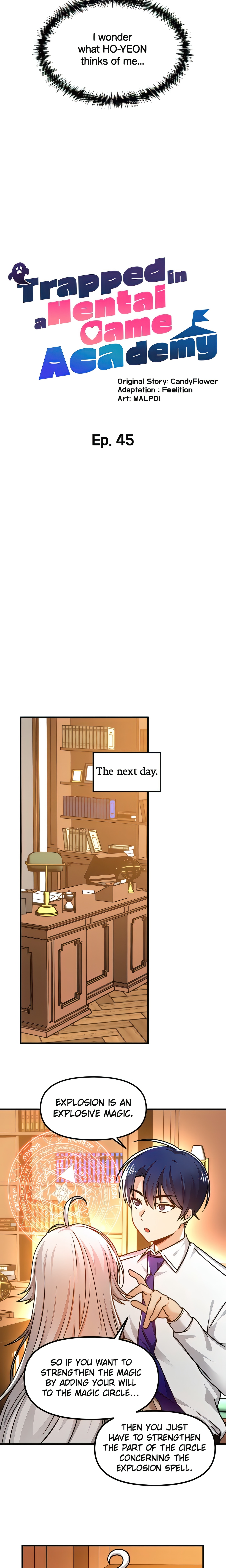Trapped in a Hentai Game Academy (Official) chapter 45 page 4