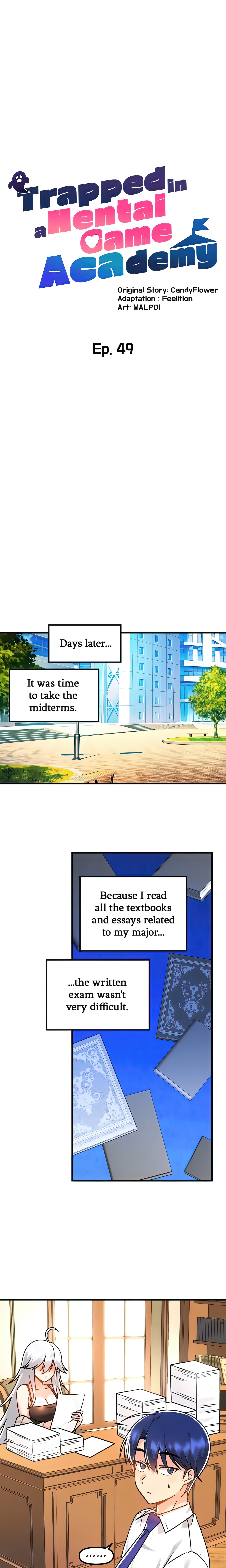 Trapped in a Hentai Game Academy (Official) chapter 49 page 6