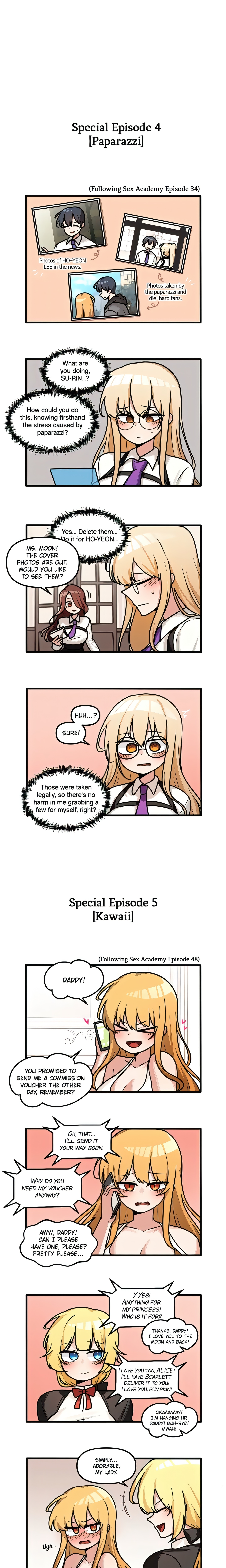 Trapped in a Hentai Game Academy (Official) chapter 55 page 21