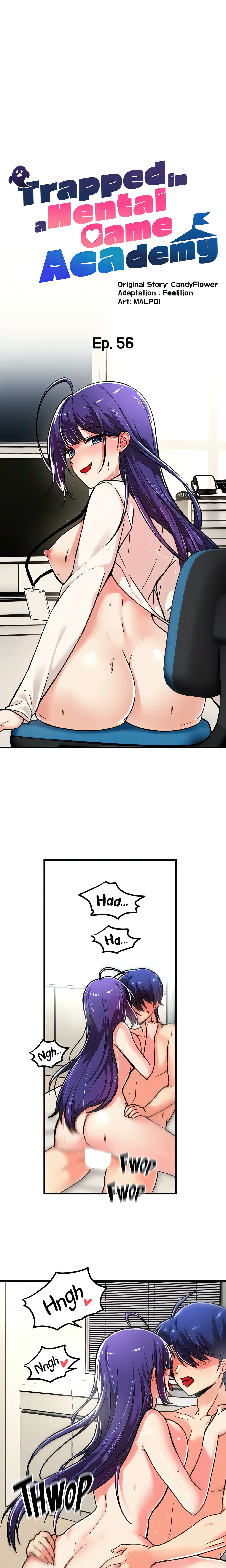 Trapped in a Hentai Game Academy (Official) chapter 56 page 1