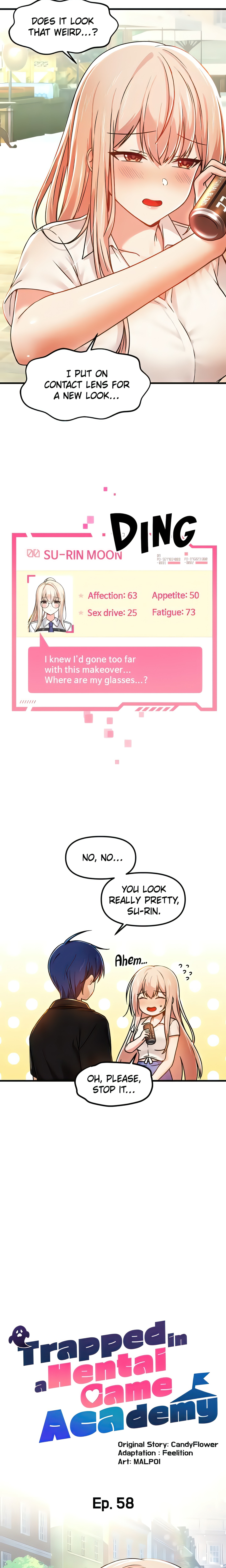 Trapped in a Hentai Game Academy (Official) chapter 58 page 4