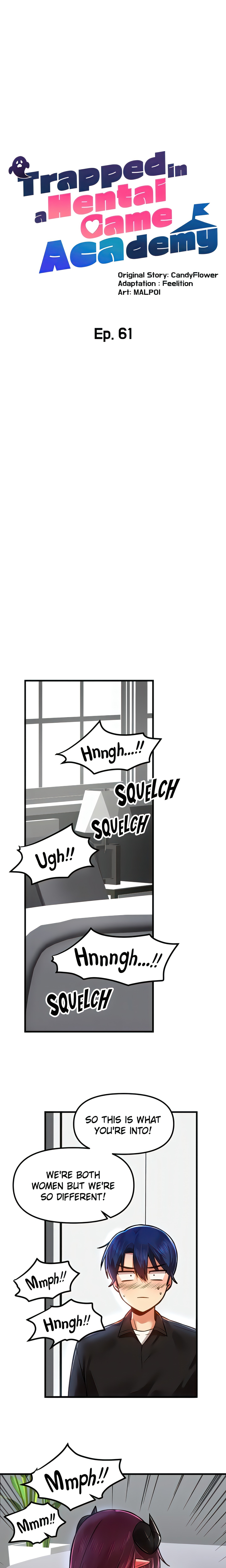 Trapped in a Hentai Game Academy (Official) chapter 61 page 12