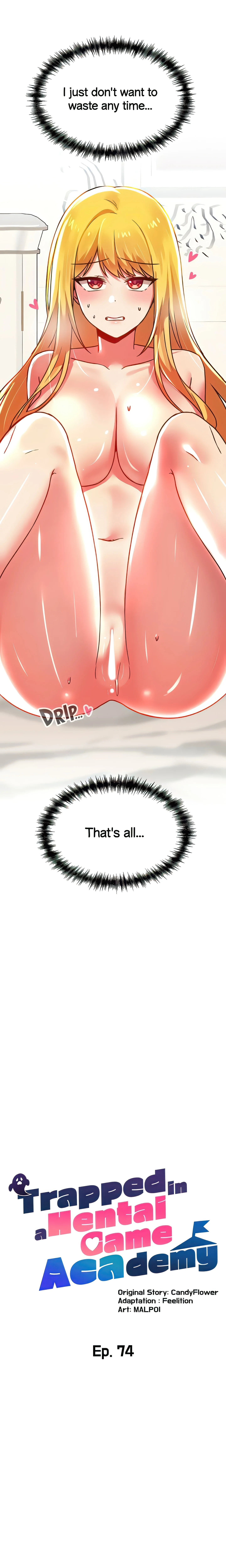 Trapped in a Hentai Game Academy (Official) chapter 74 page 1