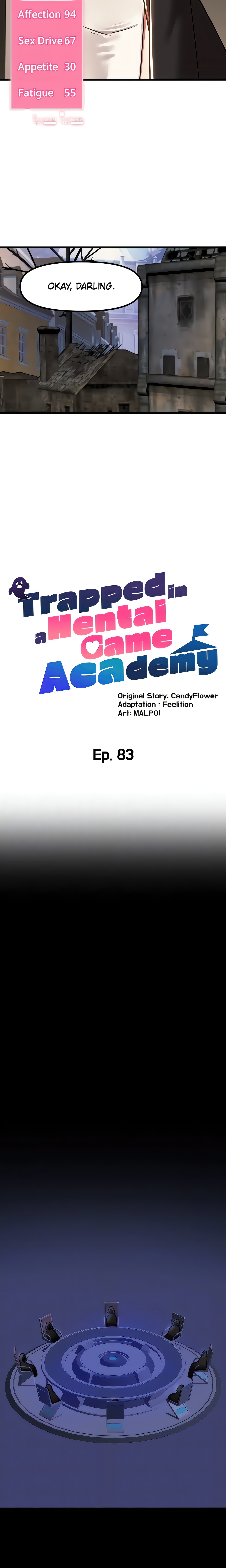 Trapped in a Hentai Game Academy (Official) chapter 83 page 14