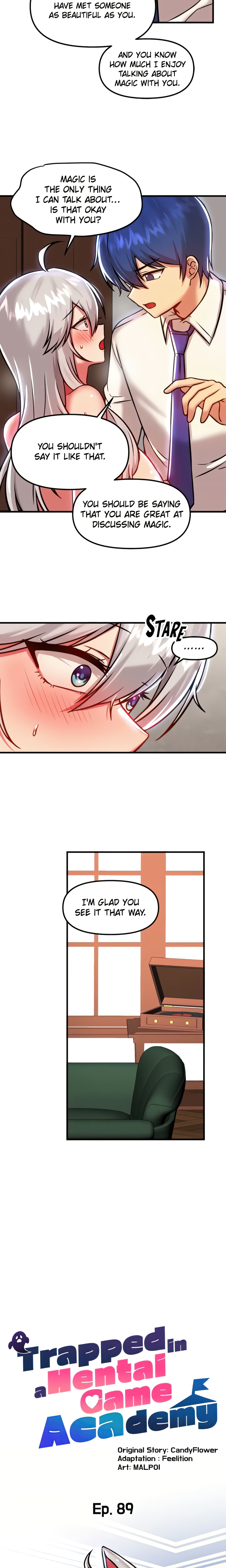 Trapped in a Hentai Game Academy (Official) chapter 89 page 13