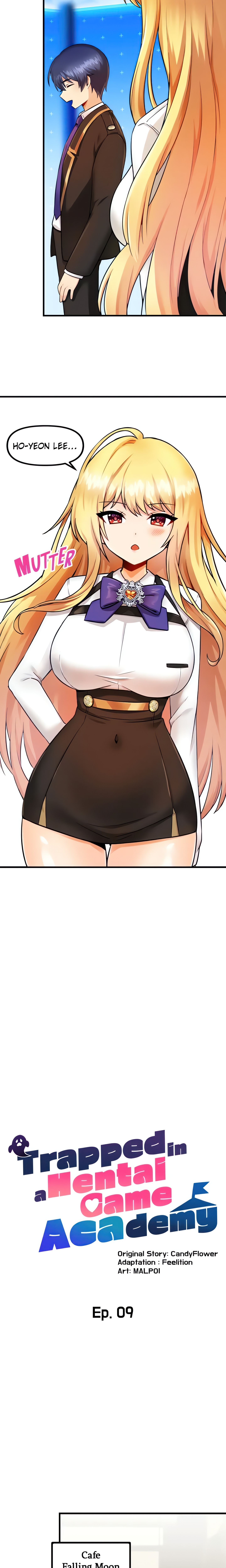 Trapped in a Hentai Game Academy (Official) chapter 9 page 4