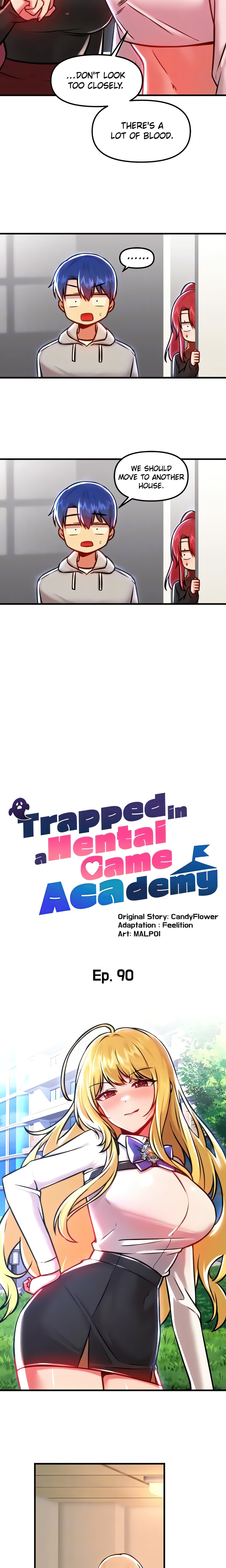 Trapped in a Hentai Game Academy (Official) chapter 90 page 6