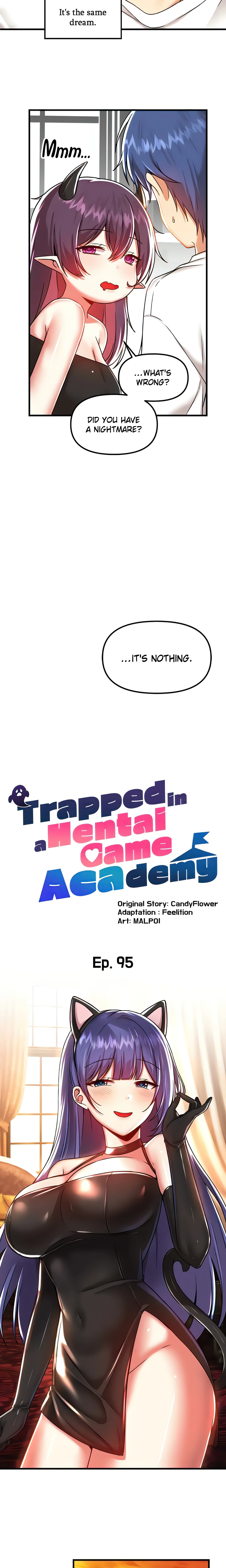 Trapped in a Hentai Game Academy (Official) chapter 95 page 4