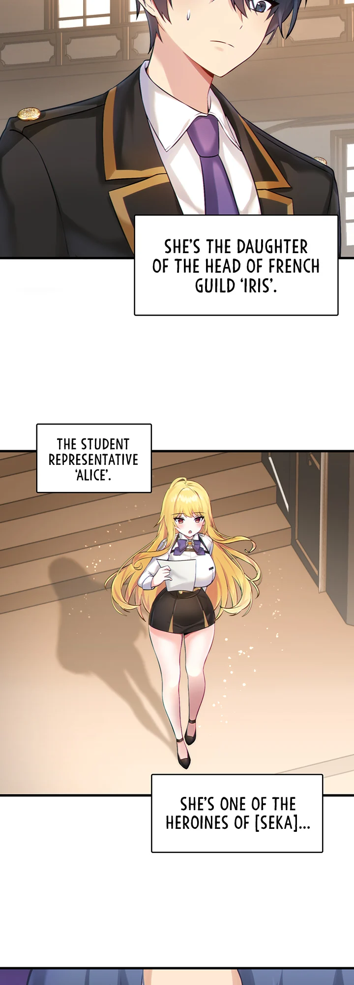 Trapped in a Hentai Game Academy chapter 1 page 27
